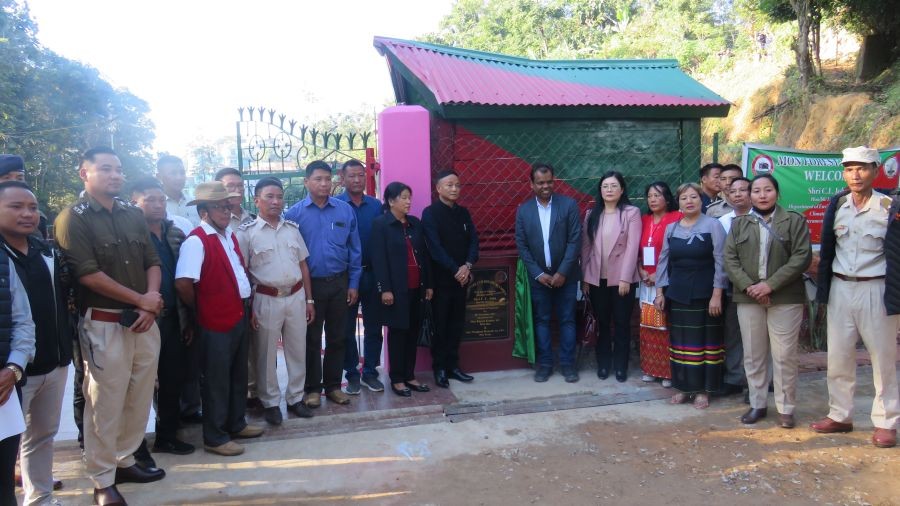 Inauguration of public park cum botanical garden in Mon